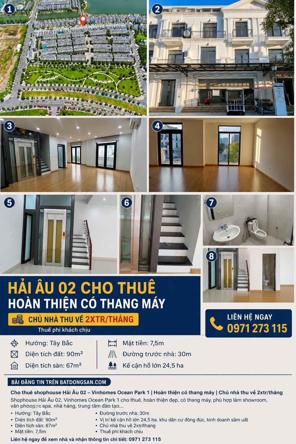 Cho thuê nhà lk 90 m2 tại Xã Dương Xá - Gia Lâm - Hà Nội, giá 25 tr/tháng