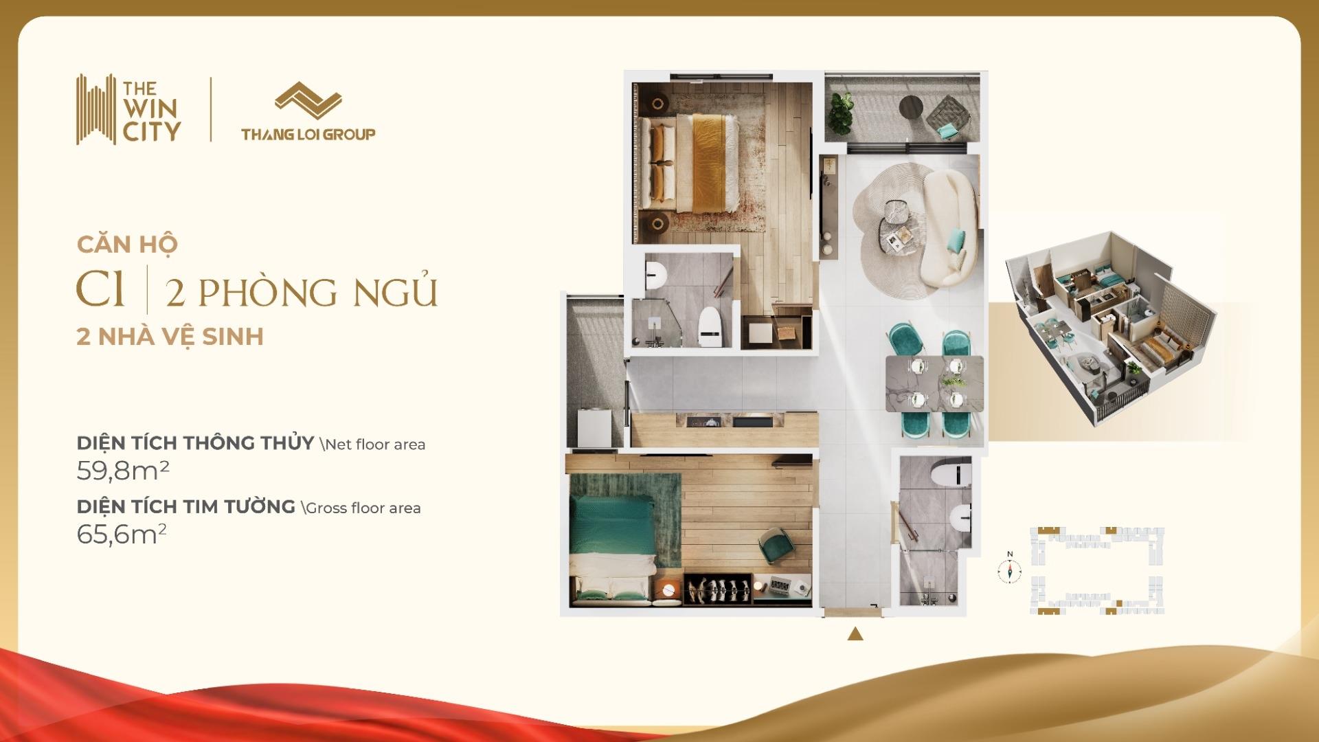 Sở hữu căn chung cư 65,5999984741211 m2, giá 2 tỷ tại Đường Tỉnh Lộ 10 - Đức Hòa - Long An
