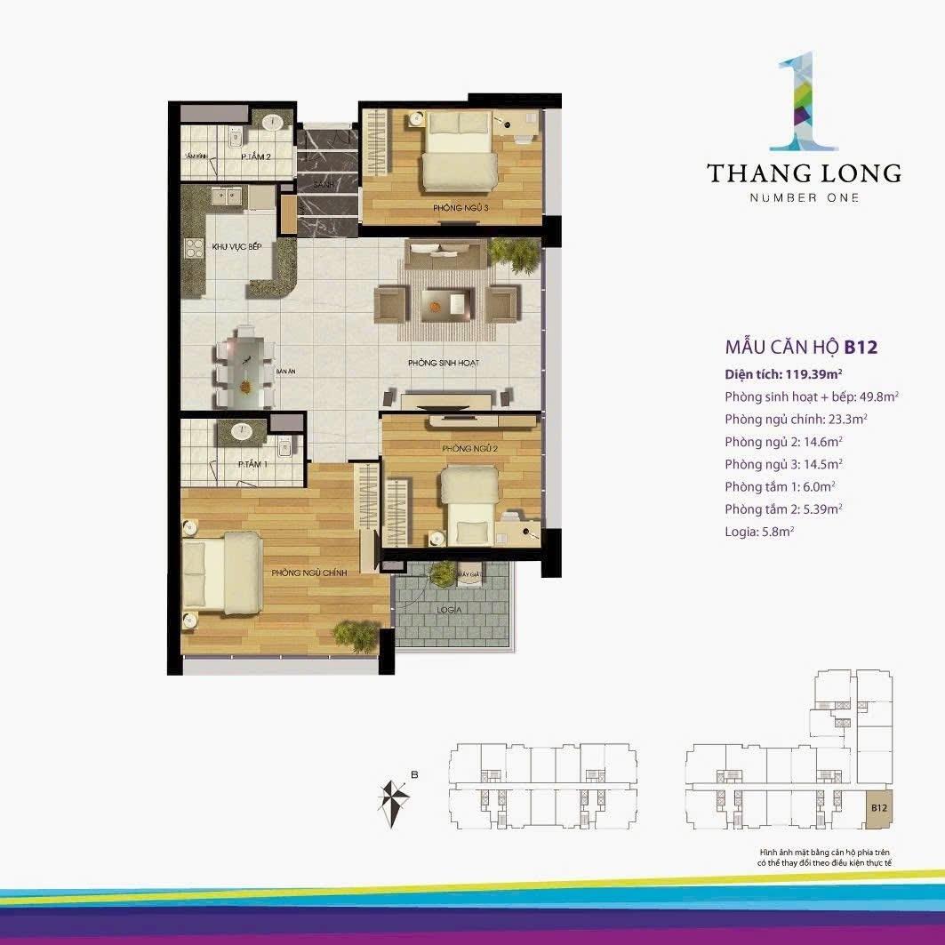 Chuyển nhượng nhà chung cư 119 m2, giá 10 tỷ tại Đường Đại lộ Thăng Long - Nam Từ Liêm - Hà Nội