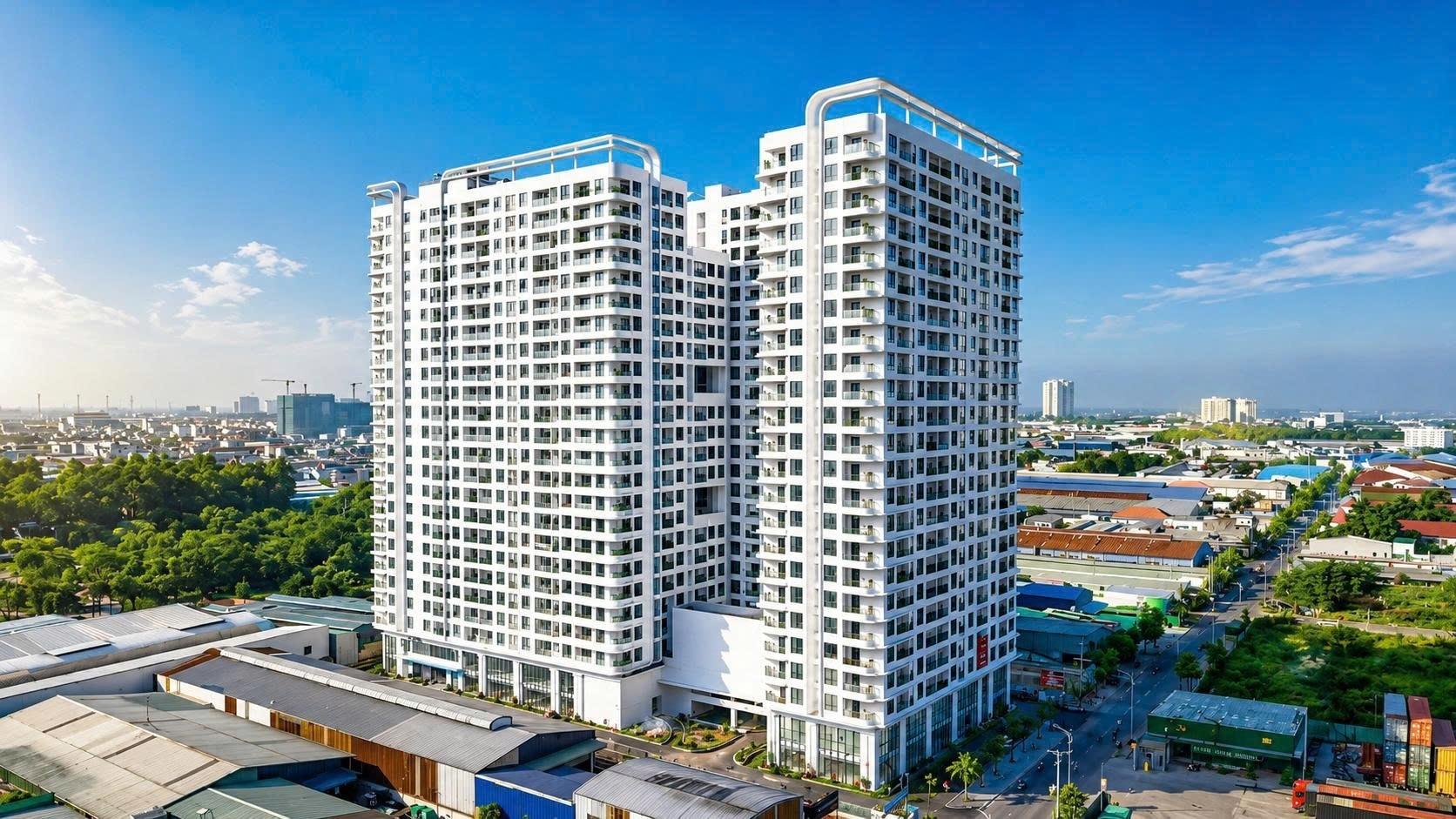 Thuê ngay căn hộ chung cư 55 m2 tại Phường Thuận Giao - Thuận An - Bình Dương, giá 4,9 tr/tháng