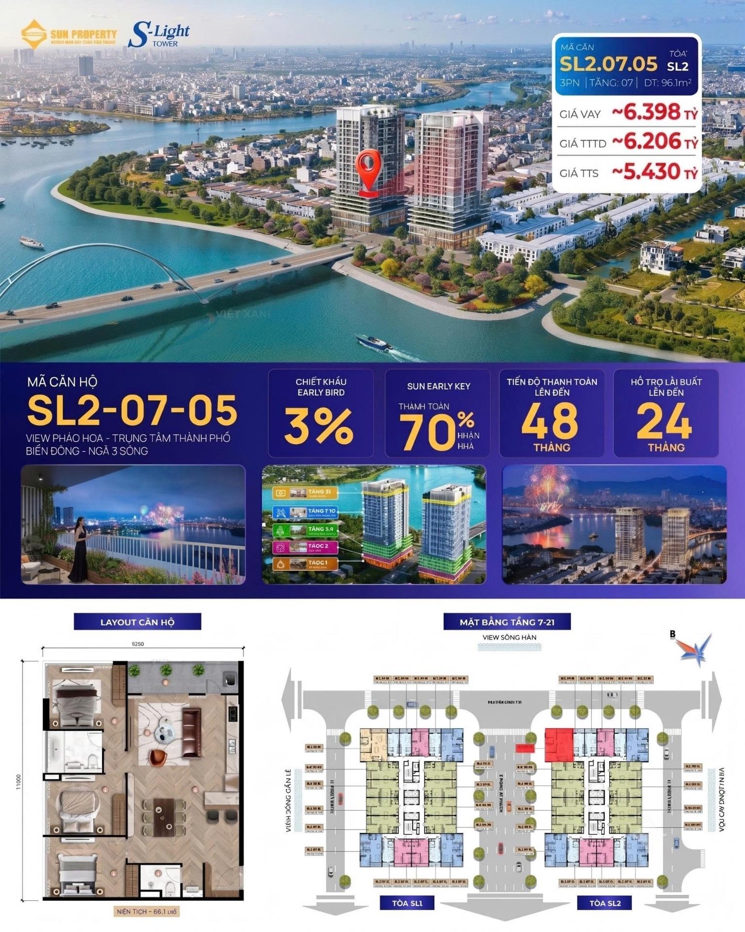 Chuyển nhượng căn chung cư 96 m2, hướng Đông-Bắc, giá 53 tr tại Quận Bắc Từ Liêm - Hà Nội