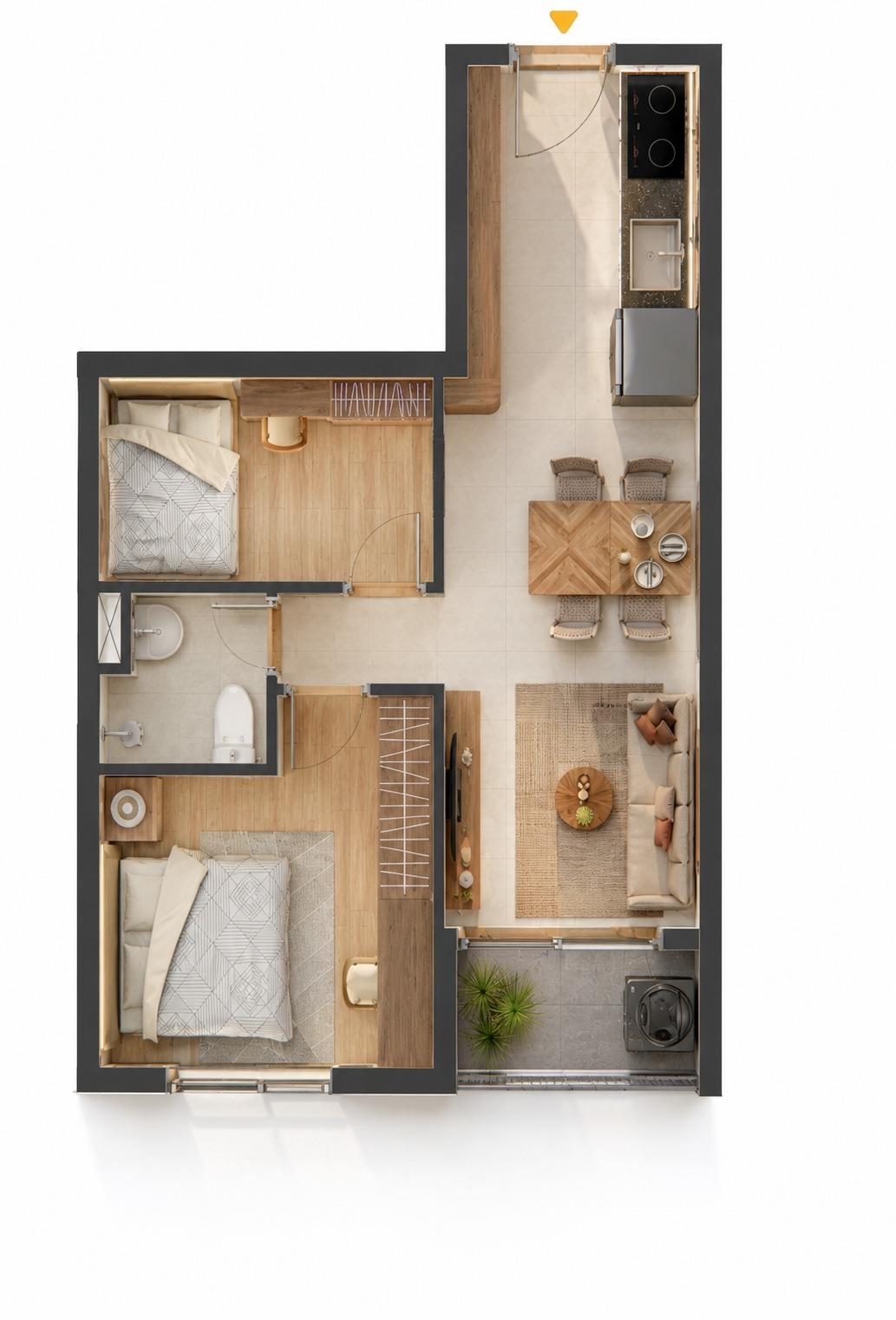 Bán nhanh căn 47 m2, giá 2,4 tỷ tại Đường Quốc Lộ 13 - Lái Thiêu - Thuận An - Bình Dương