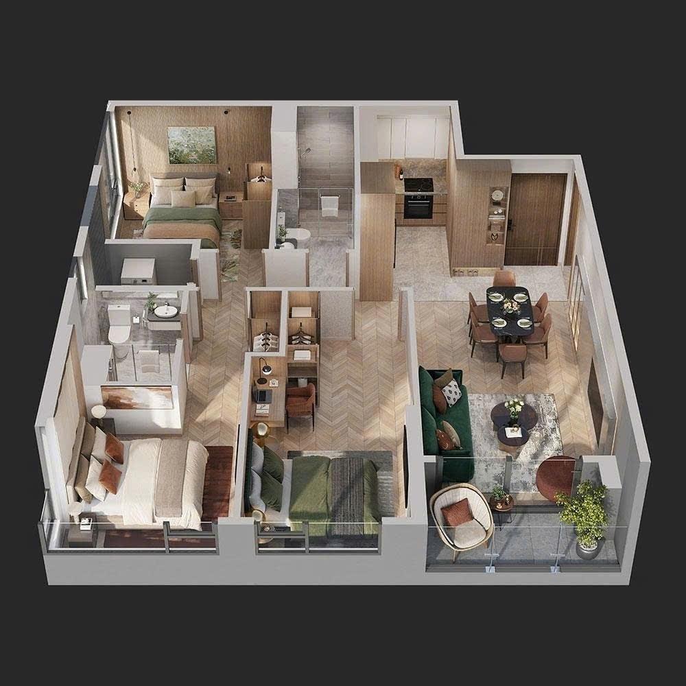 Bán nhà chung cư 65 m2, hướng Tây-Bắc, giá 5,7 tỷ tại Huyện Văn Giang - Hưng Yên