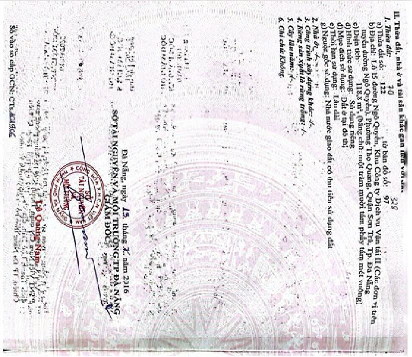 Cần bán ngay nền đất 118 m2 tại Đường Ngô Quyền - Thọ Quang - Sơn Trà - Đà Nẵng, giá 9,4 tỷ