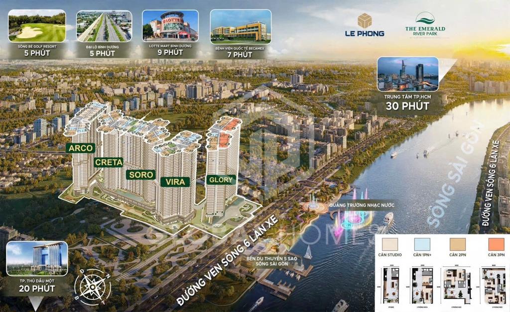 Bán nhanh căn hộ chung cư 51 m2, giá 2,3 tỷ tại Xã Bình Nhâm - Thuận An - Bình Dương