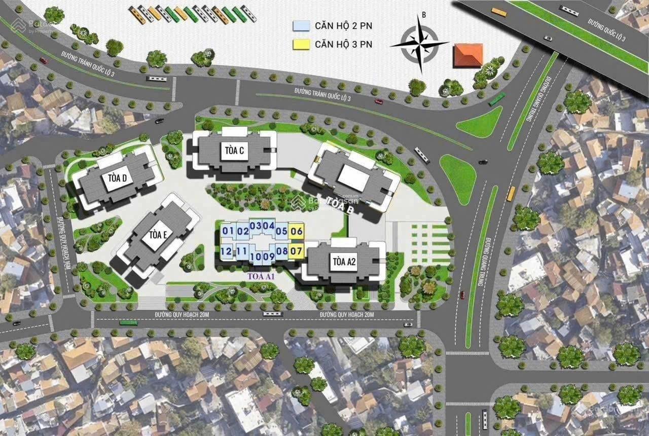 Cần bán nhanh căn chung cư 65 m2, giá 2,4 tỷ tại Đường Thịnh Đán - Thái Nguyên - Thái Nguyên