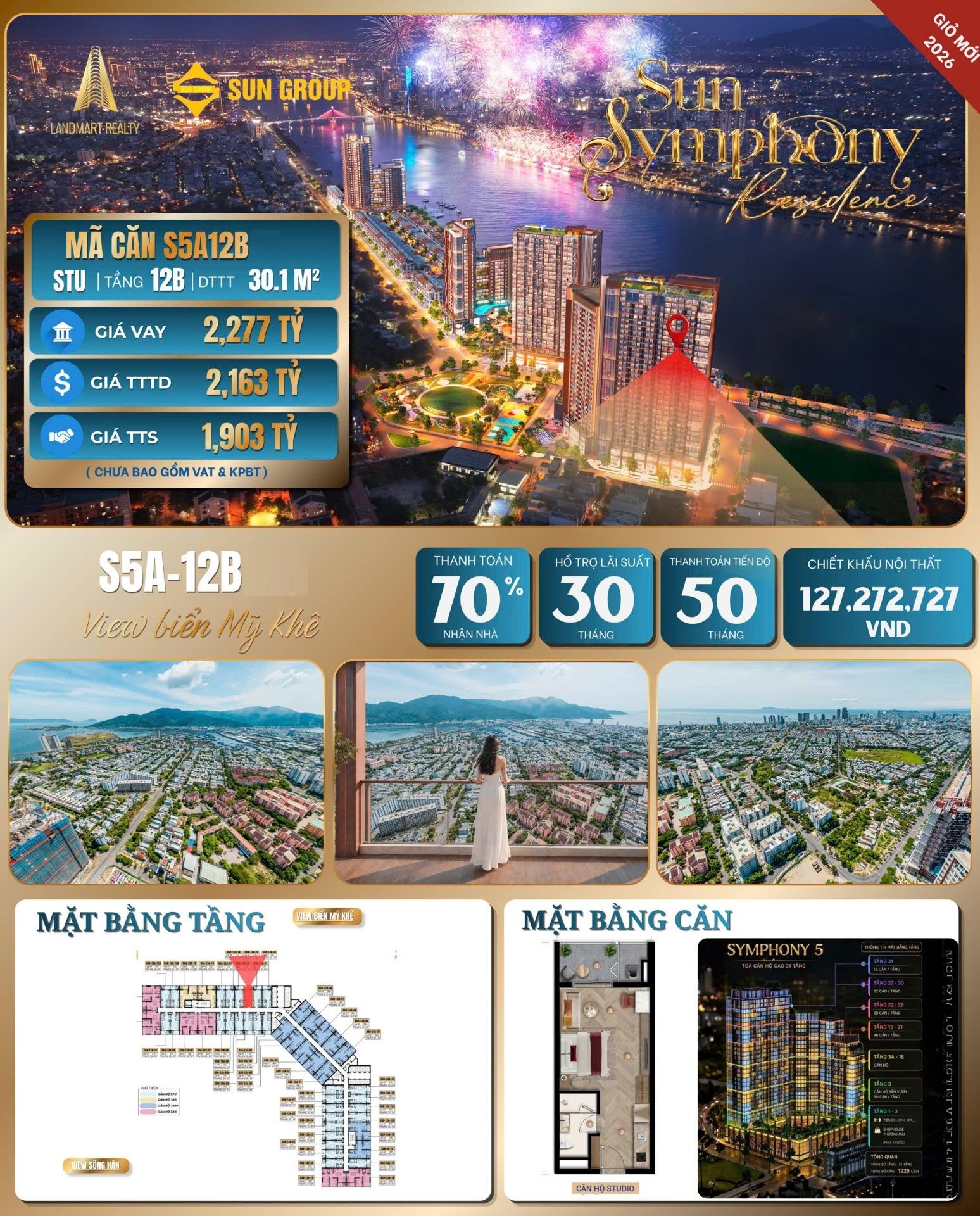 Bán nhanh căn 55 m2, giá 2 tỷ tại Đường Trần Hưng Đạo - Nại Hiên Đông - Sơn Trà - Đà Nẵng