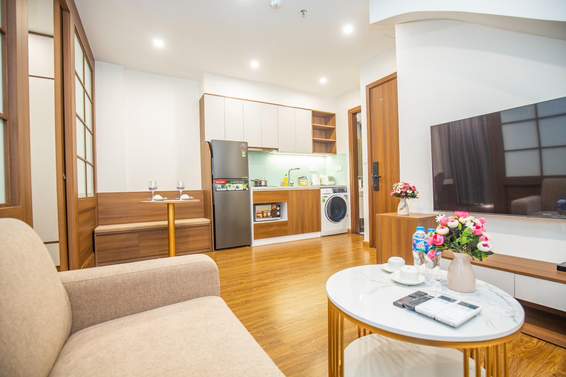 Căn hộ dịch vụ cho thuê 1N tại ba đình Hà  Nội