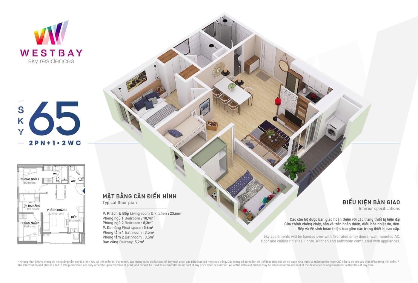 Bán căn hộ 65 m2, giá 4,35 tỷ tại Đường Trúc - Xuân Quan - Văn Giang - Hưng Yên