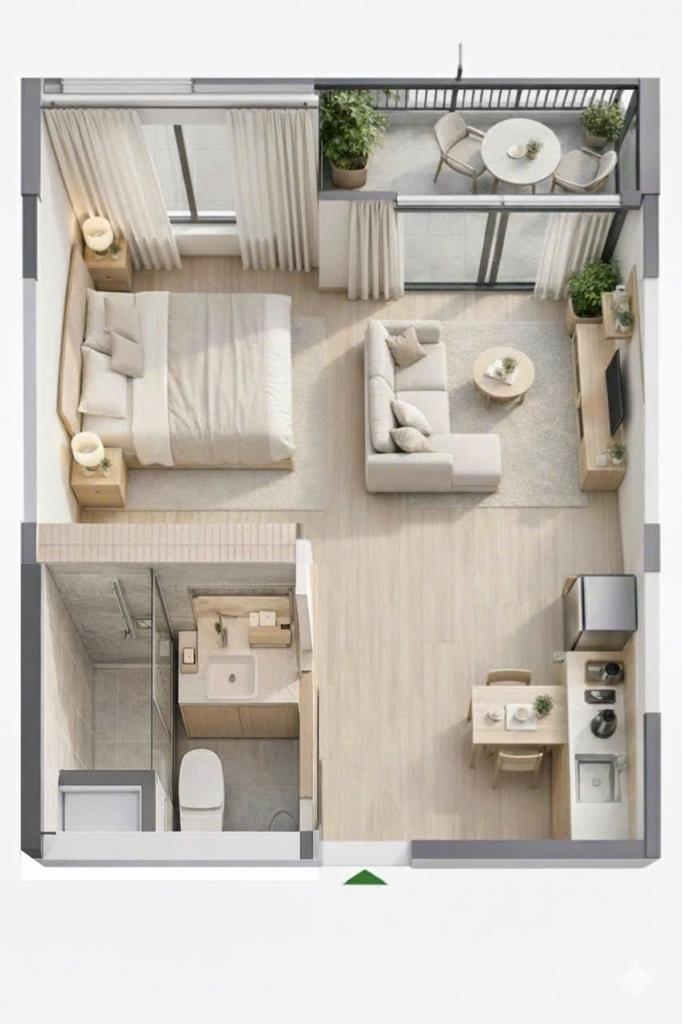 Chính chủ cho thuê căn Studio +1, Khu The London- LD3 tại Vinhomes Ocean Park 1, Gia Lâm, Hà Nội