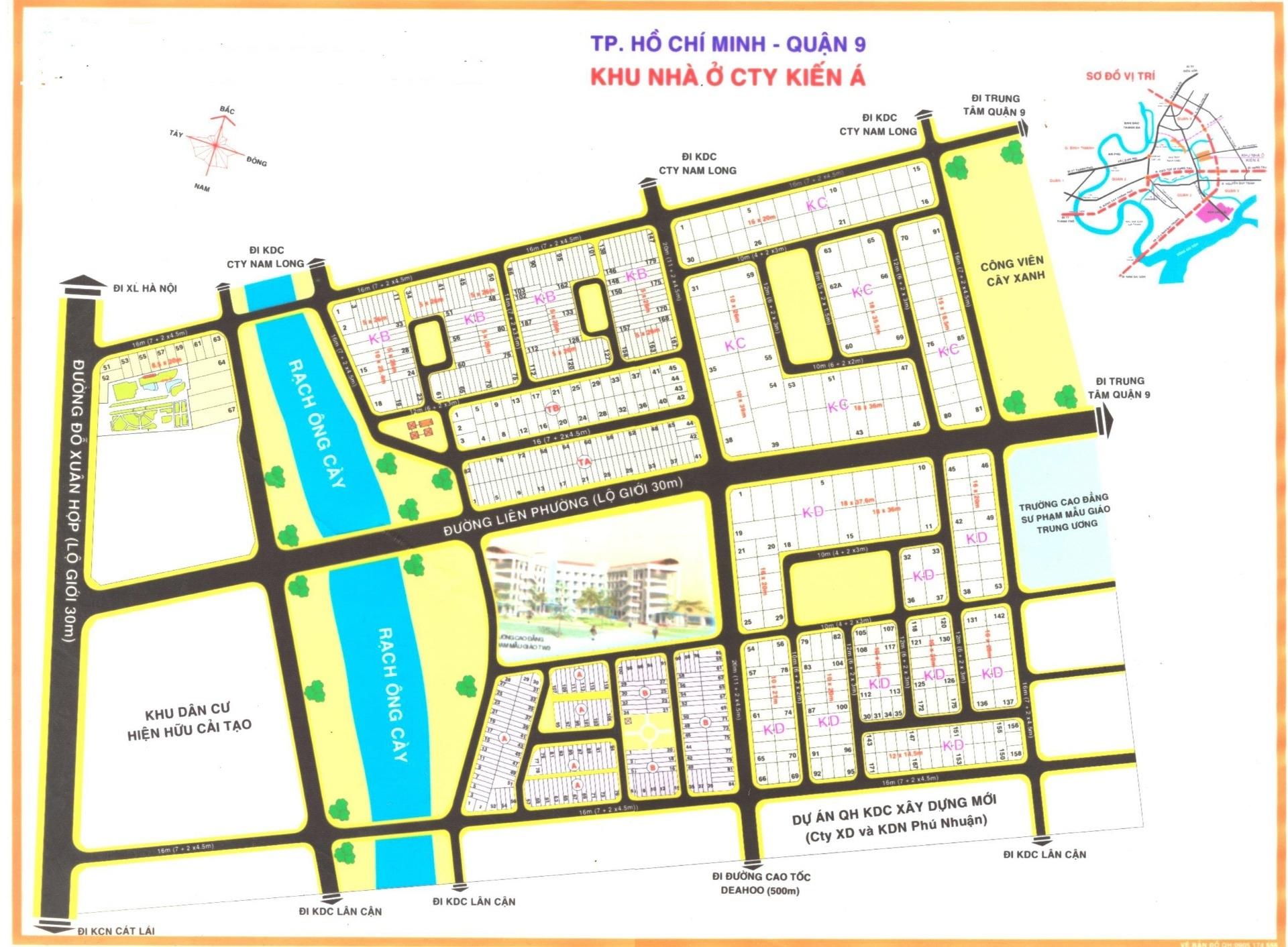 Sở hữu ngay đất nền dự án 650 m2, hướng Tây-Bắc tại Quận 9 - TP Hồ Chí Minh, giá 46 tỷ