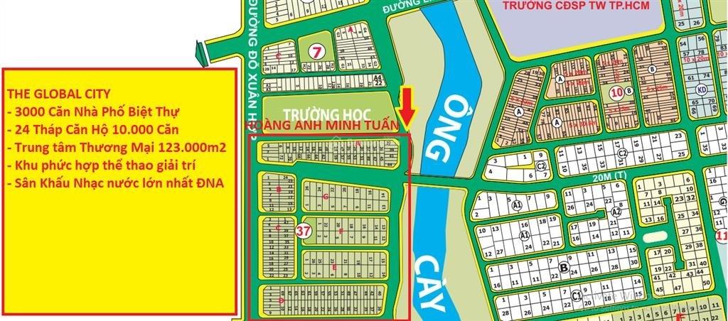 Cần bán gấp nền đất 125 m2, hướng Tây-Nam tại Quận 9 - TP Hồ Chí Minh, giá 35,62 tỷ