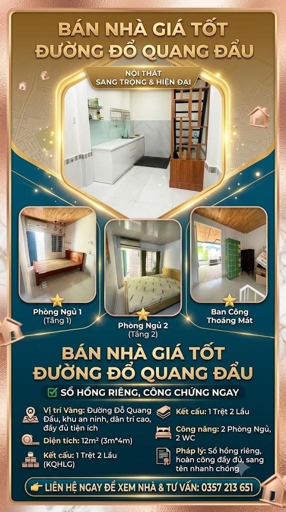 Sở hữu căn nhà đẹp 12 m2 tại Đường Đỗ Quang Đẩu - Quận 1 - TP Hồ Chí Minh, giá 3,25 tỷ