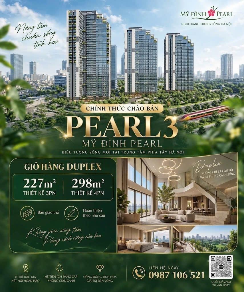Bán nhà chung cư 227 m2, giá rẻ tại Đường Đại lộ Thăng Long - Mễ Trì - Nam Từ Liêm - Hà Nội