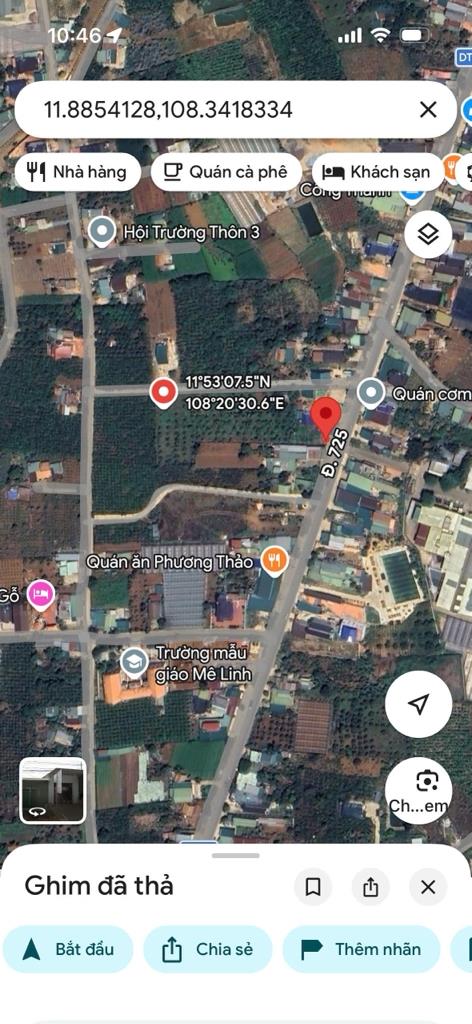 Cần bán gấp đất nền 145 m2, mặt tiền 5m tại Xã Mê Linh - Lâm Hà - Lâm Đồng, giá 2,7 tỷ