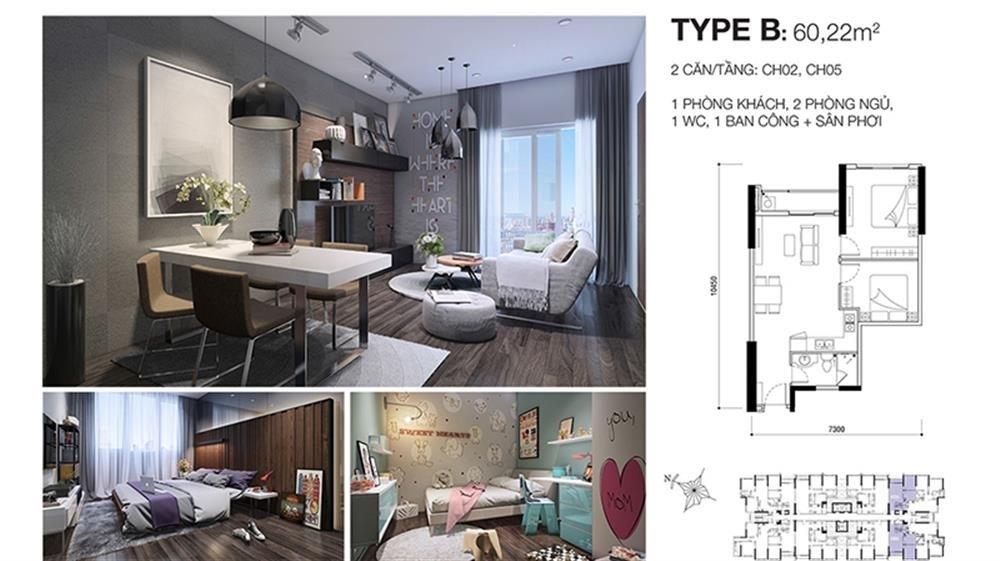 Sở hữu nhà chung cư 61 m2, giá 2,8 tỷ tại Đường Nguyễn Hữu Thọ - Nhà Bè - TP Hồ Chí Minh