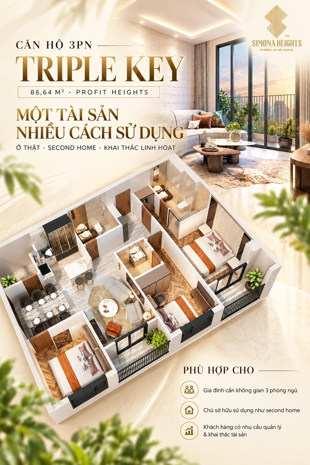 Bán nhanh căn hộ 87,5 m2, hướng Đông-Bắc, giá 4,44 tỷ tại Phường Lê Lợi - Quy Nhơn - Bình Định