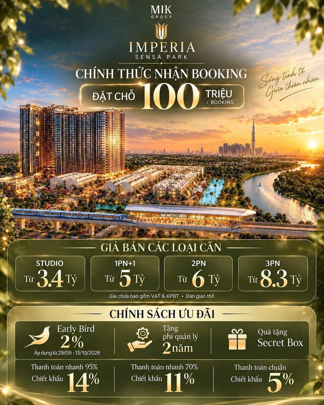 Cần bán nhanh căn hộ 35 m2, giá 3,4 tỷ tại Quận 9 - TP Hồ Chí Minh