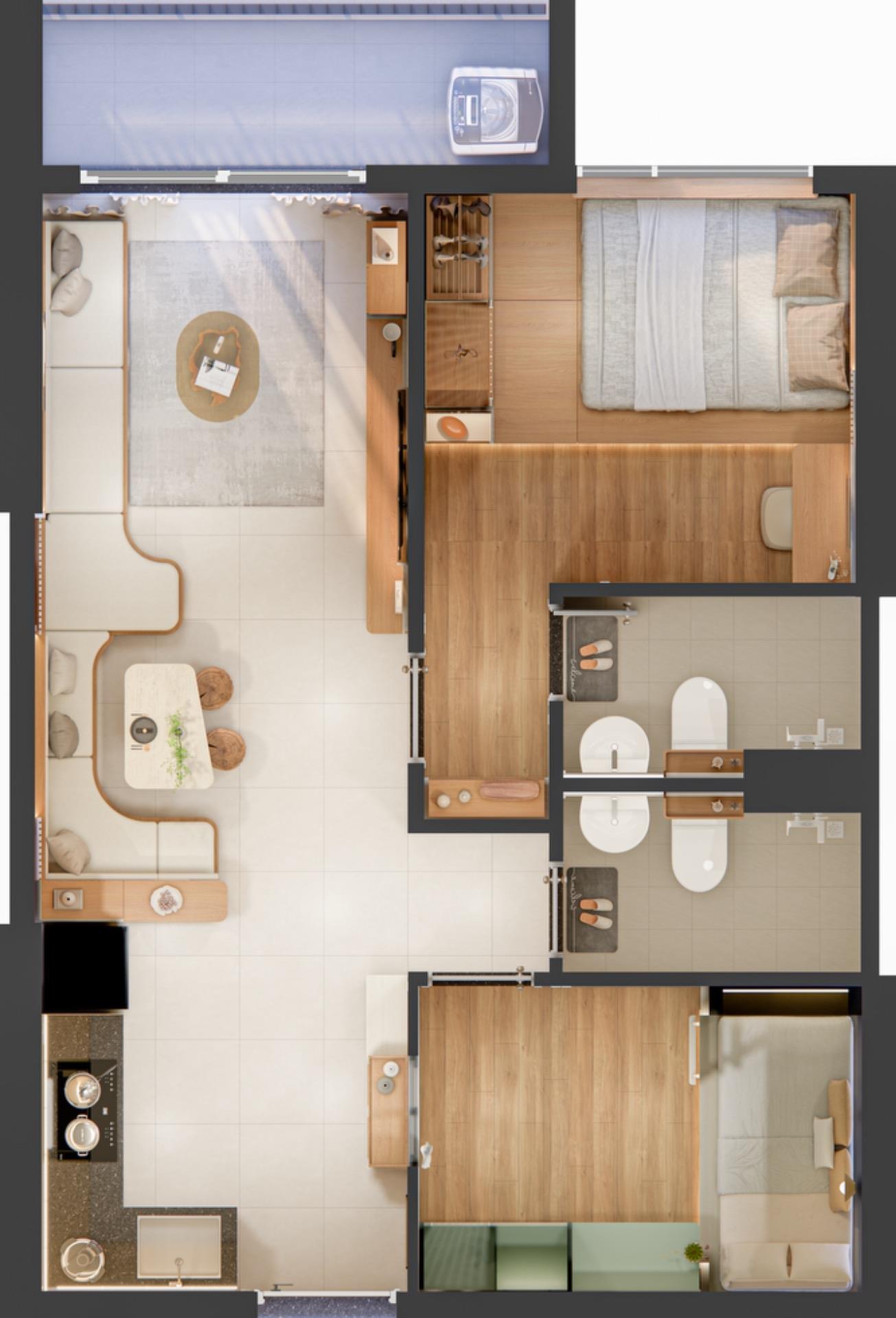Sở hữu căn 55 m2, giá 3 tỷ tại Đường Đại Lộ Bình Dương - Lái Thiêu - Thuận An - Bình Dương
