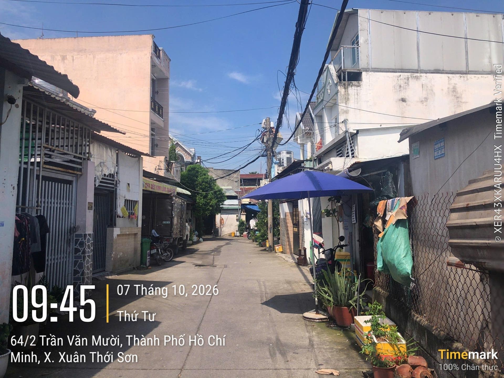 Cần bán gấp nhà đẹp 90 m2, hướng Bắc tại Đường Trần Văn Mười - Xuân Thới Đông - Hóc Môn, giá rẻ