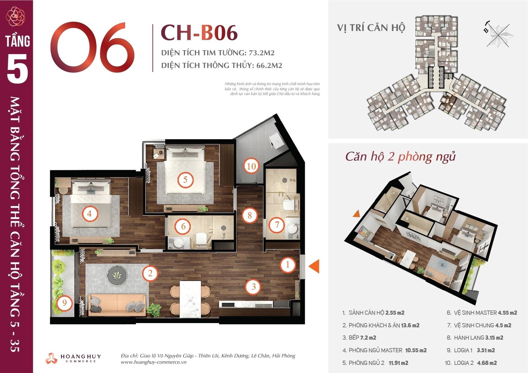 Cần bán gấp bán nhanh chung cư 73 m2, giá 2,4 tỷ tại Đường Võ Nguyên Giáp - Lê Chân - Hải Phòng