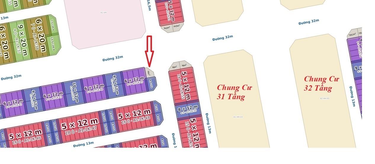Bán căn biệt thự 96 m2, giá rẻ tại Phường Kinh Bắc - Bắc Ninh - Bắc Ninh