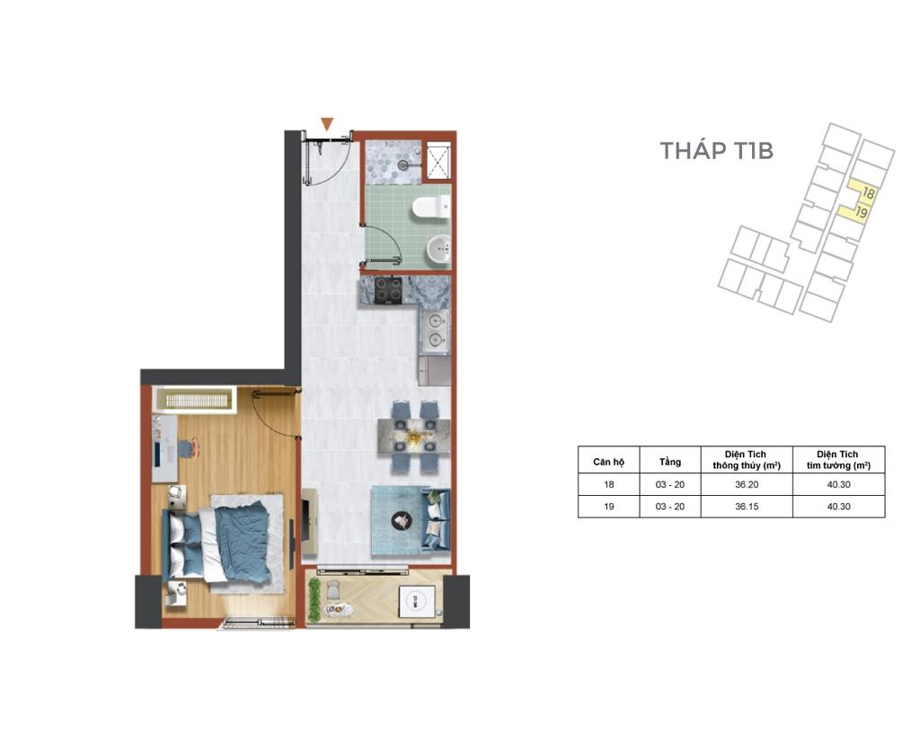 Chuyển nhượng căn hộ 40 m2, giá 1,25 tỷ tại Đường Quốc lộ 1A - Mỹ Yên - Bến Lức - Long An
