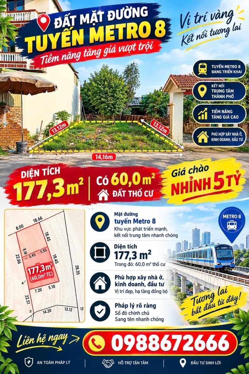 Cần bán nhanh đất 177 m2, hướng Đông-Nam tại Xã Bình Yên - Thạch Thất - Hà Nội, giá 5,62 tỷ