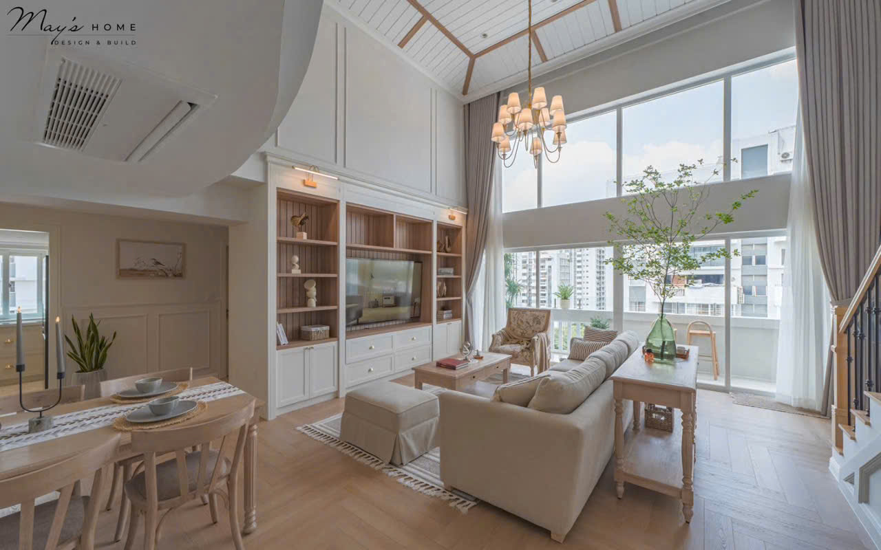 Cho thuê duplex Mỹ Khánh Nguyễn Đức Cảnh 4PN 1 phòng làm việc 3WC.