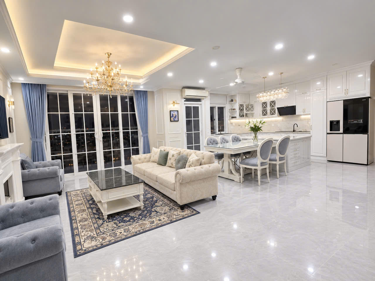 ho thuê và bán Penthouse Him Lam Riverside, Quận 7, 220m2, 4pn, sân vườn BBQ