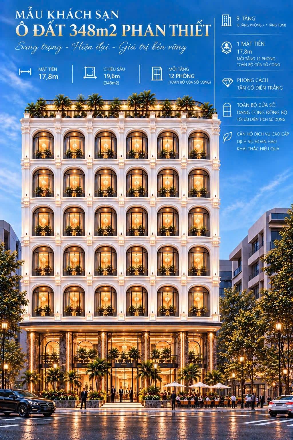 Chuyển nhượng nhà mặt phố 348 m2 tại Đường Huỳnh Thúc Kháng - Mũi Né - Phan Thiết, giá 15,67 tỷ